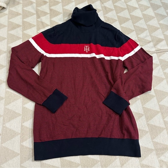 NWOT Tommy Hilfiger
Women's Logo-Stripe Turtleneck Sweater - Picture 2 of 4